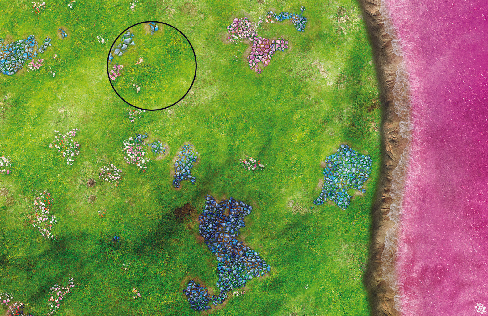 Mats by Mars: Faewild Shore Tabletop Wargaming Play Mat