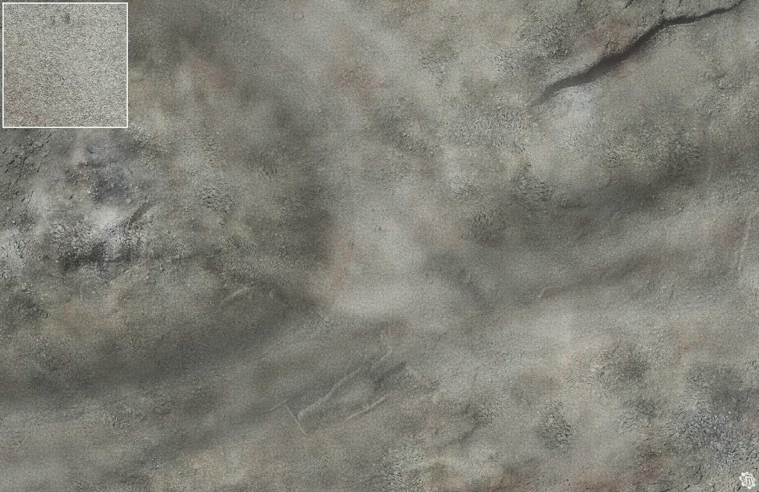 Mats by Mars: Ashen Wastes Tabletop Wargaming Play Mat
