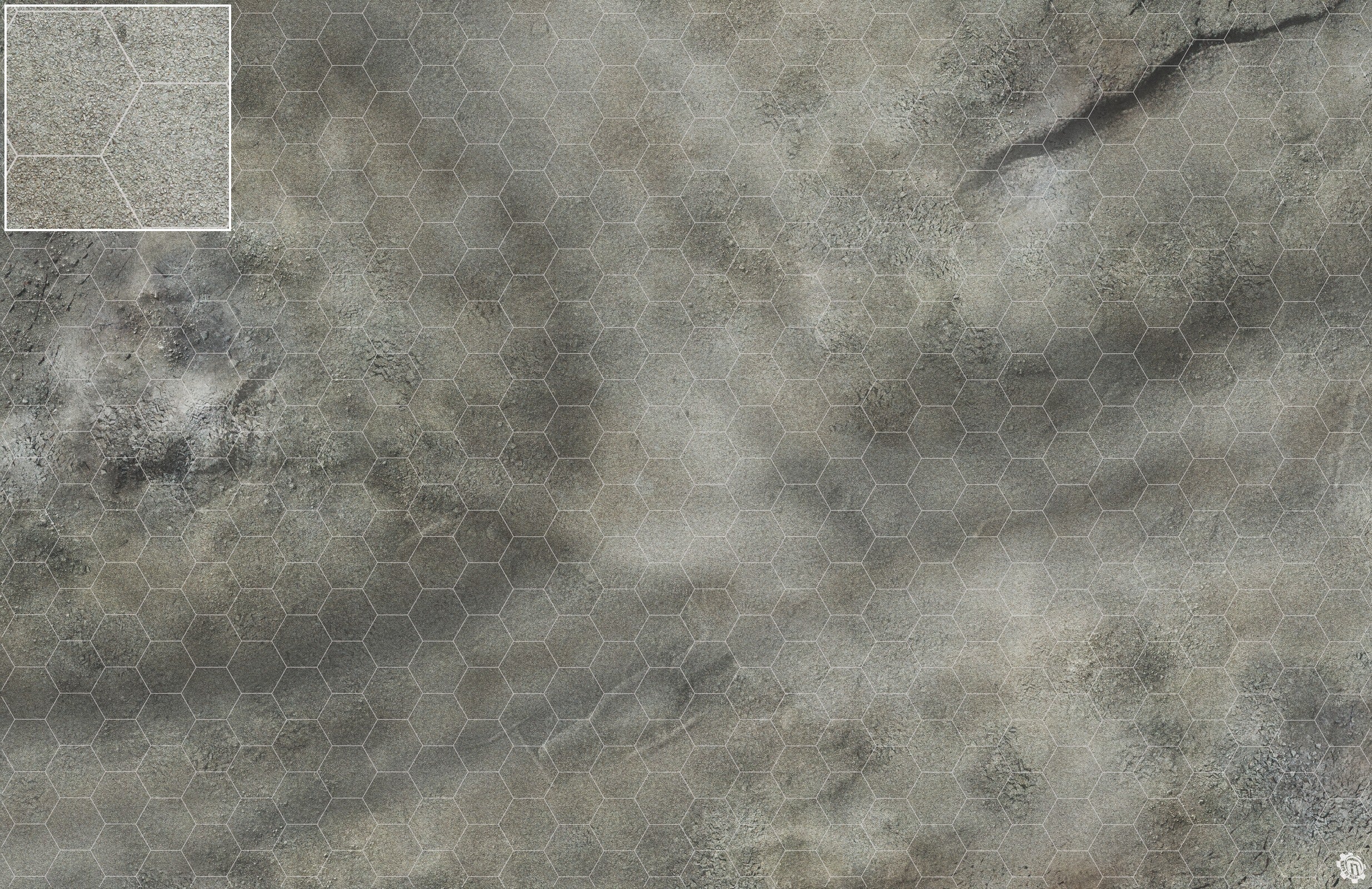 Mats by Mars: Ashen Wastes Tabletop Wargaming Play Mat
