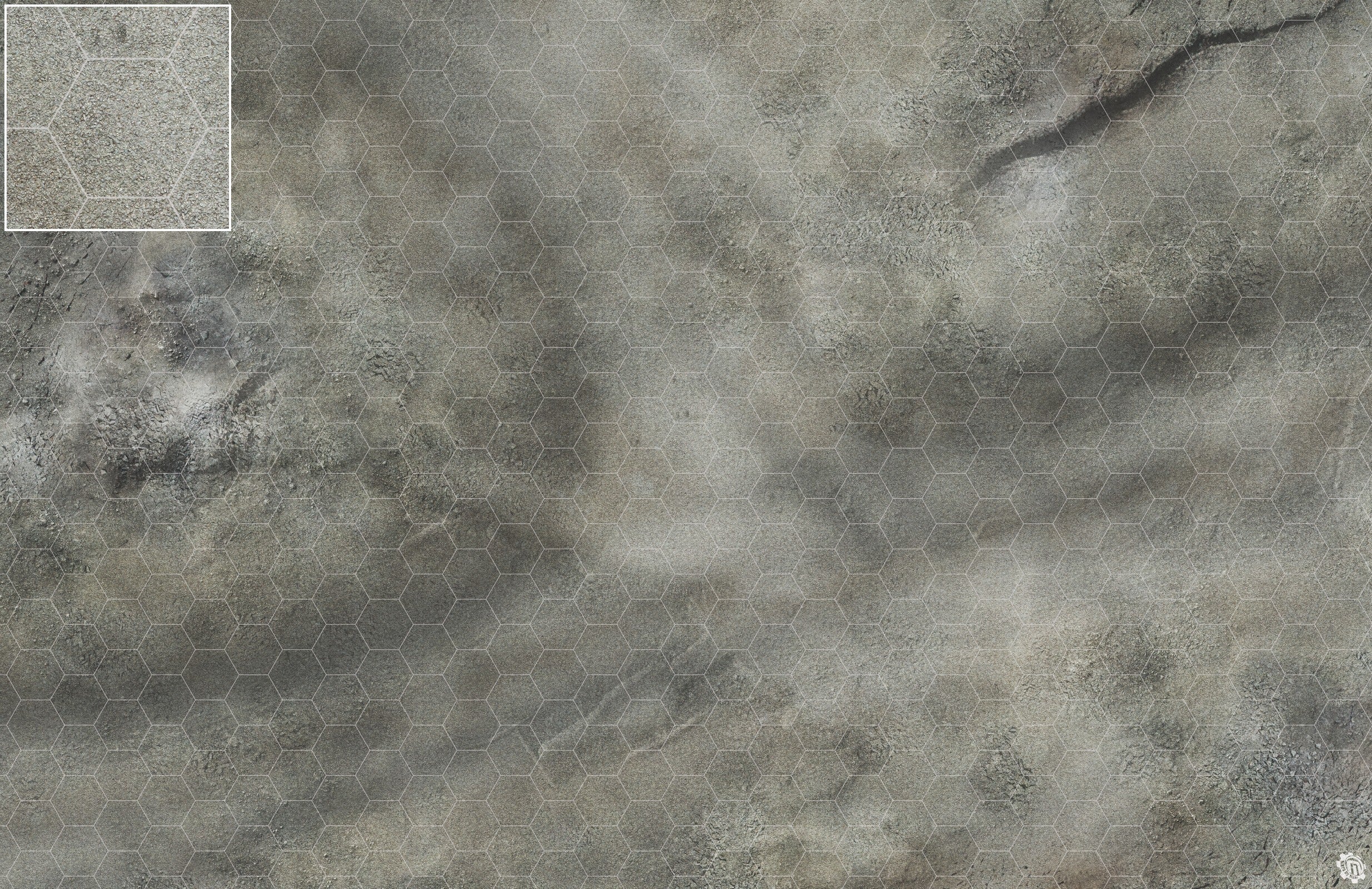 Mats by Mars: Ashen Wastes Tabletop Wargaming Play Mat