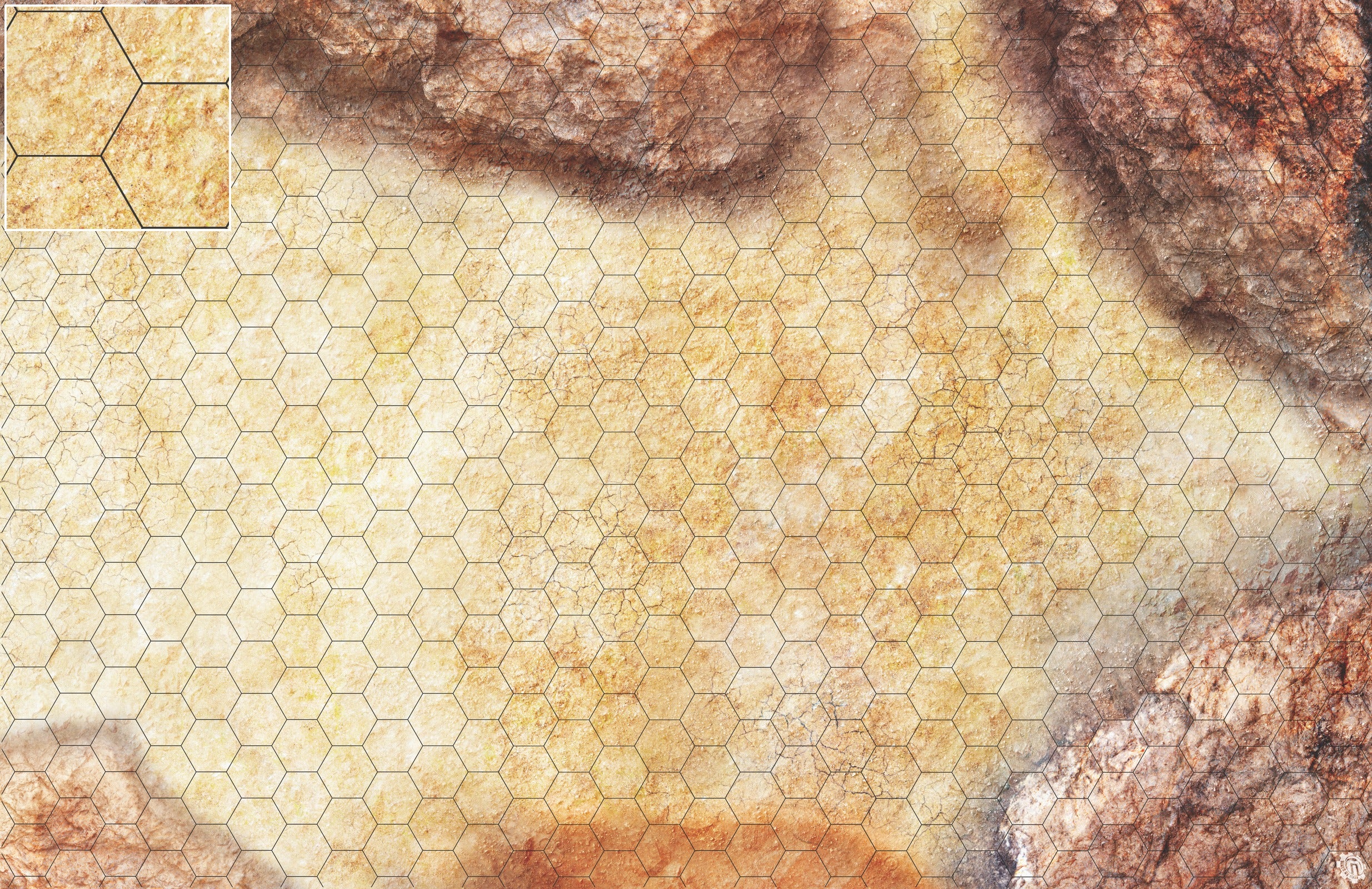 Mats by Mars: Desert Canyon Tabletop Wargaming Play Mat