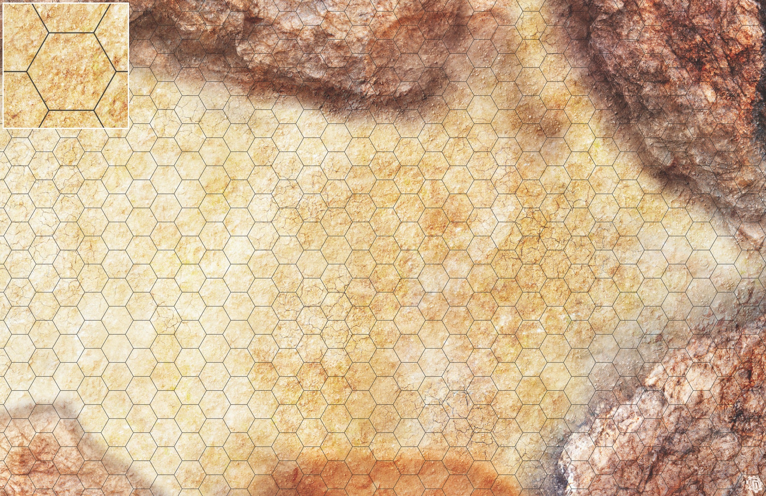 Mats by Mars: Desert Canyon Tabletop Wargaming Play Mat