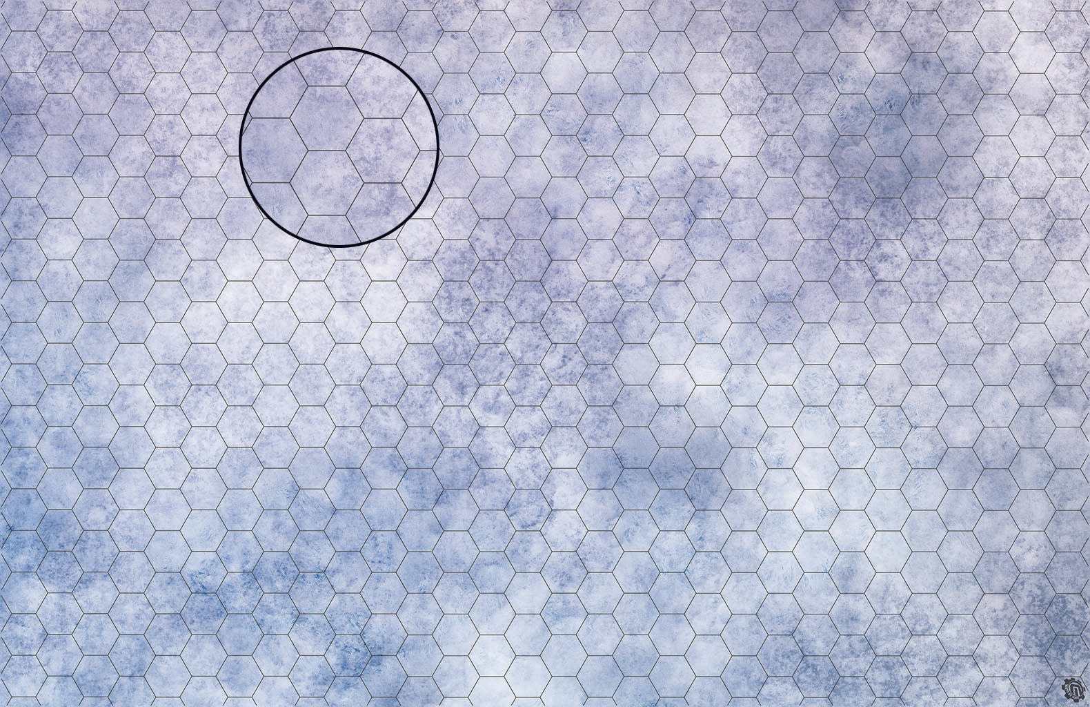 Mats by Mars: Glacial Plain Tabletop Wargaming Play Mat