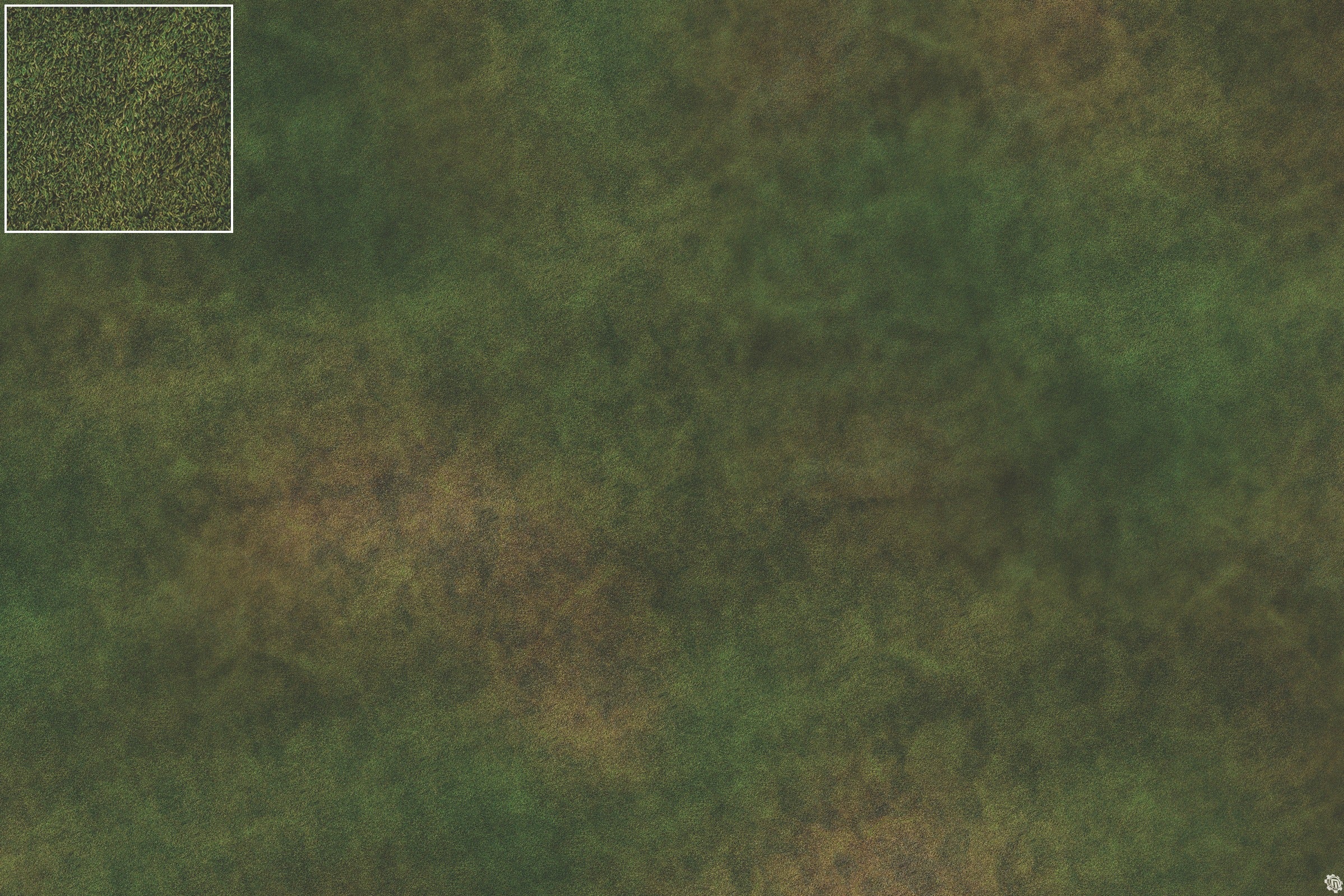 Mats by Mars: Green Meadow Tabletop Wargaming Play Mat