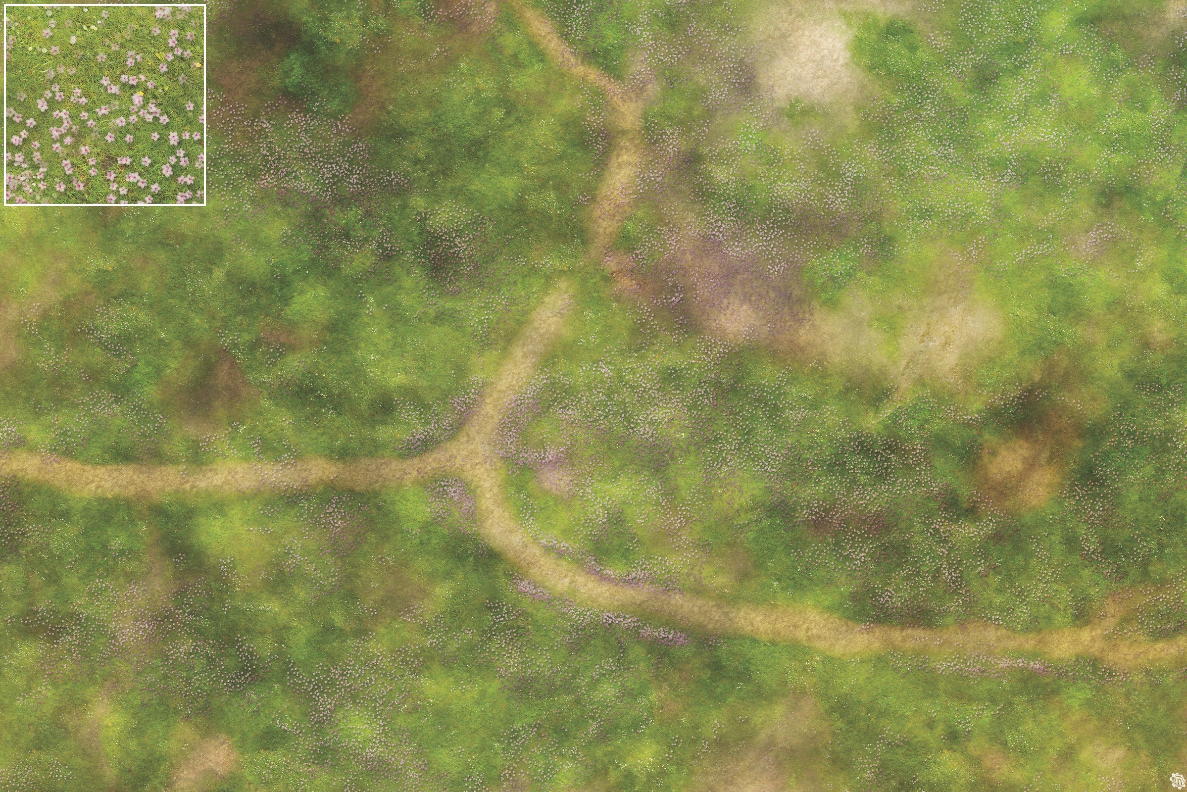 Mats by Mars: Cherry Blossom Crossroads Tabletop Wargaming Play Mat