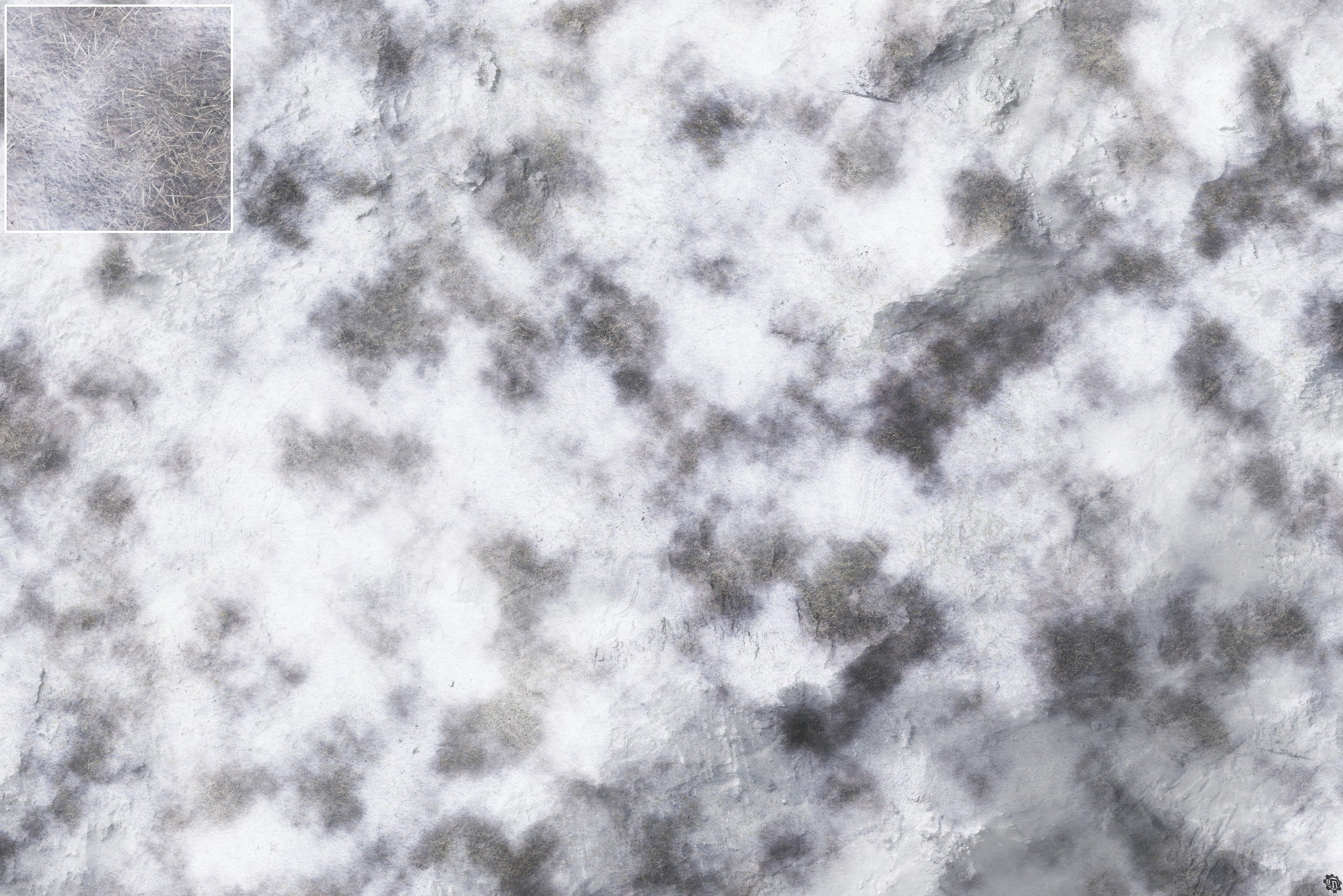 Mats by Mars: Frozen Wasteland Tabletop Wargaming Play Mat