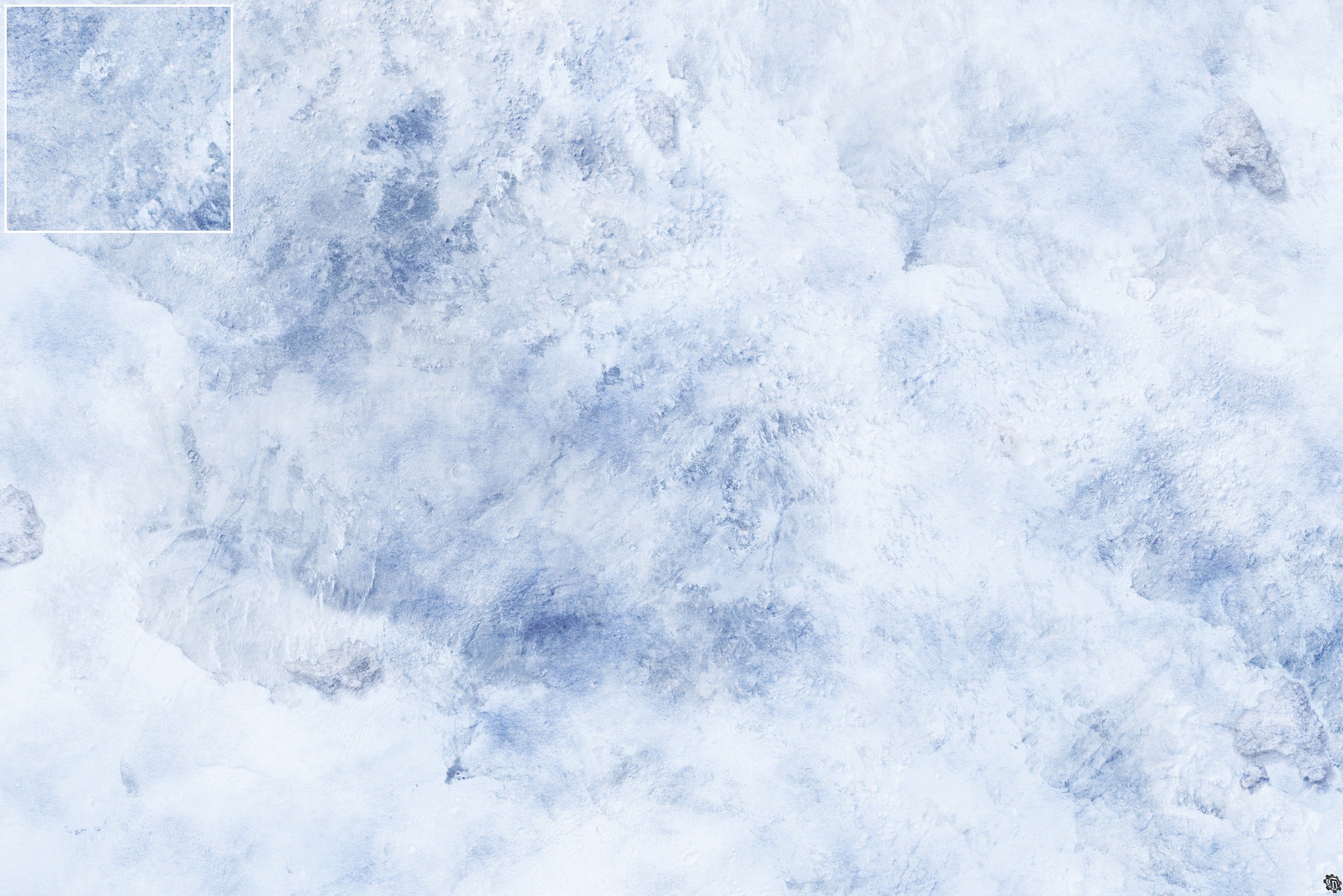 Mats by Mars: Glacial Pass Tabletop Wargaming Play Mat