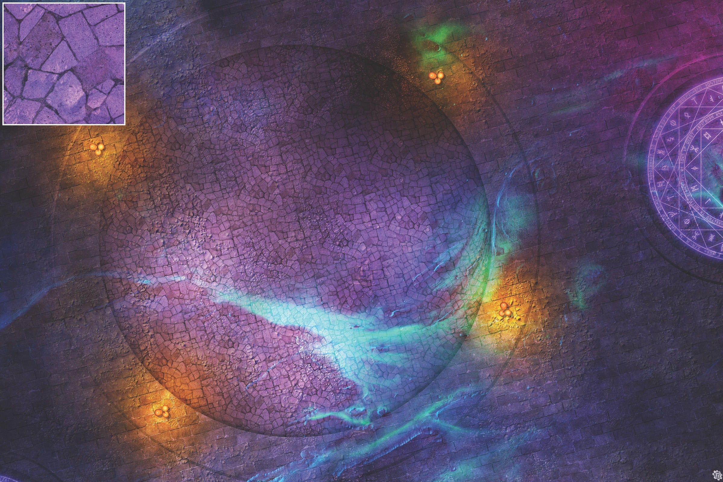 Mats by Mars: Witchlight Warding Wargaming Play Mat