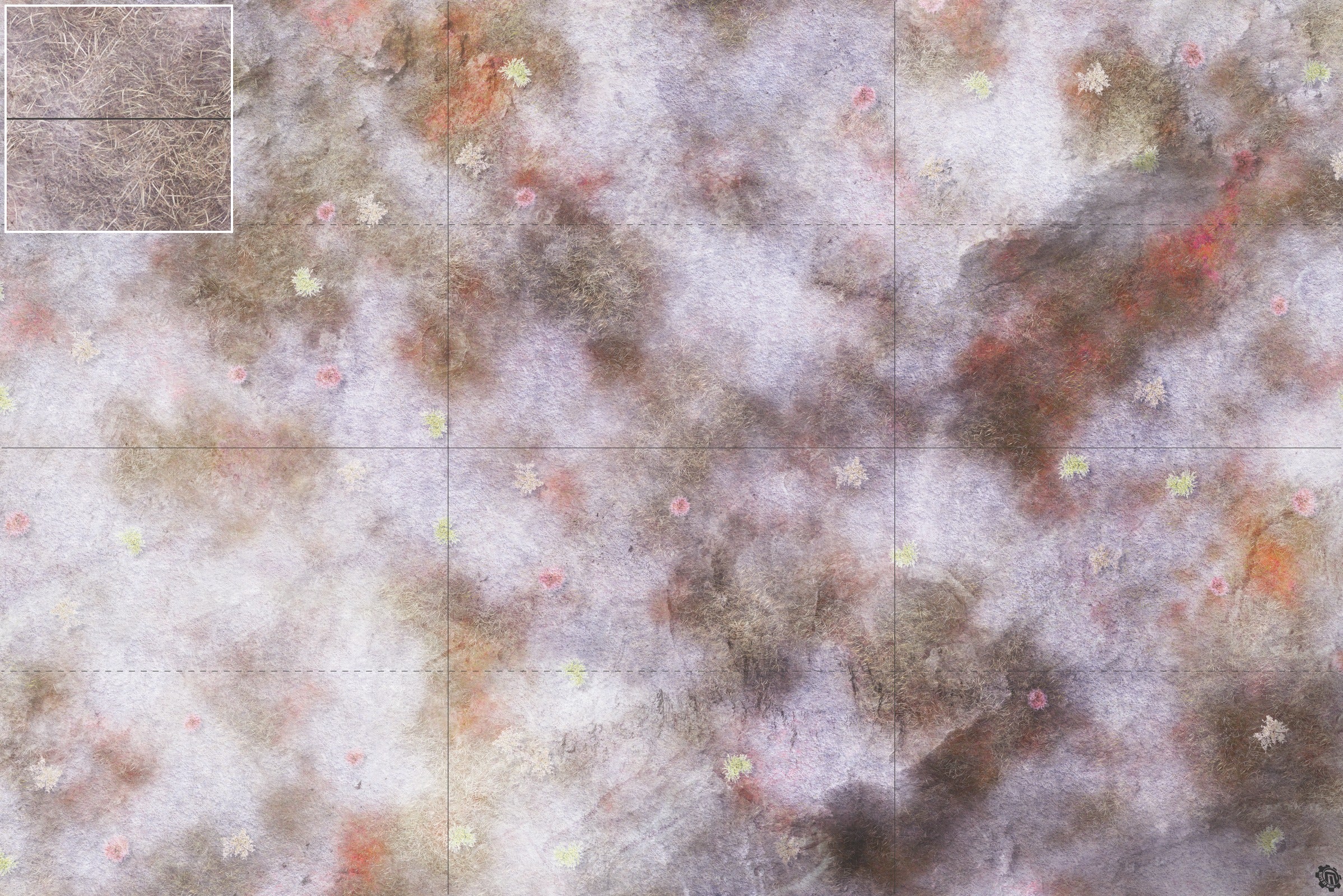 Mats by Mars: Hinterland Snow Tabletop Wargaming Play Mat