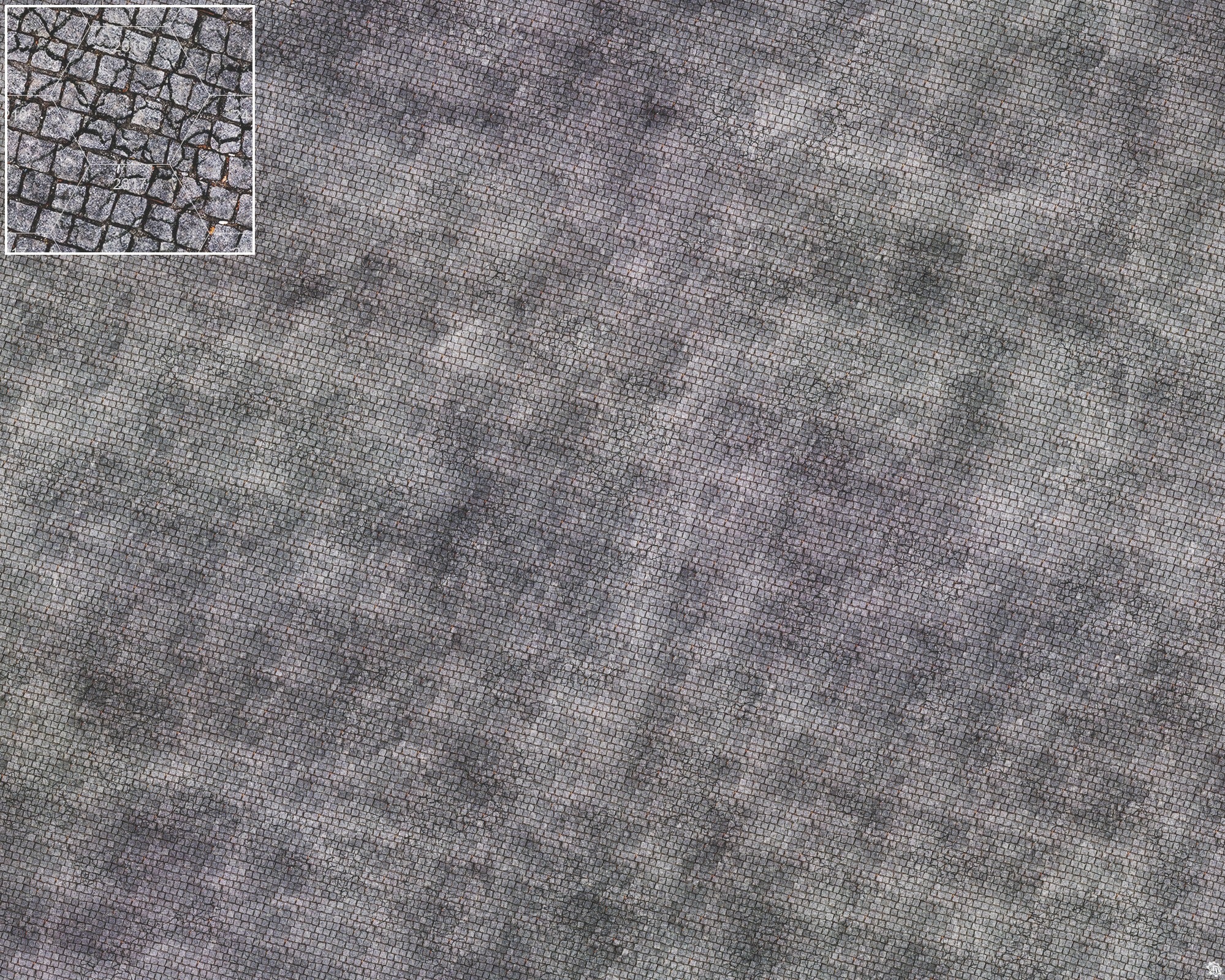 Mats by Mars: Bustling City Tabletop Wargaming Play Mat