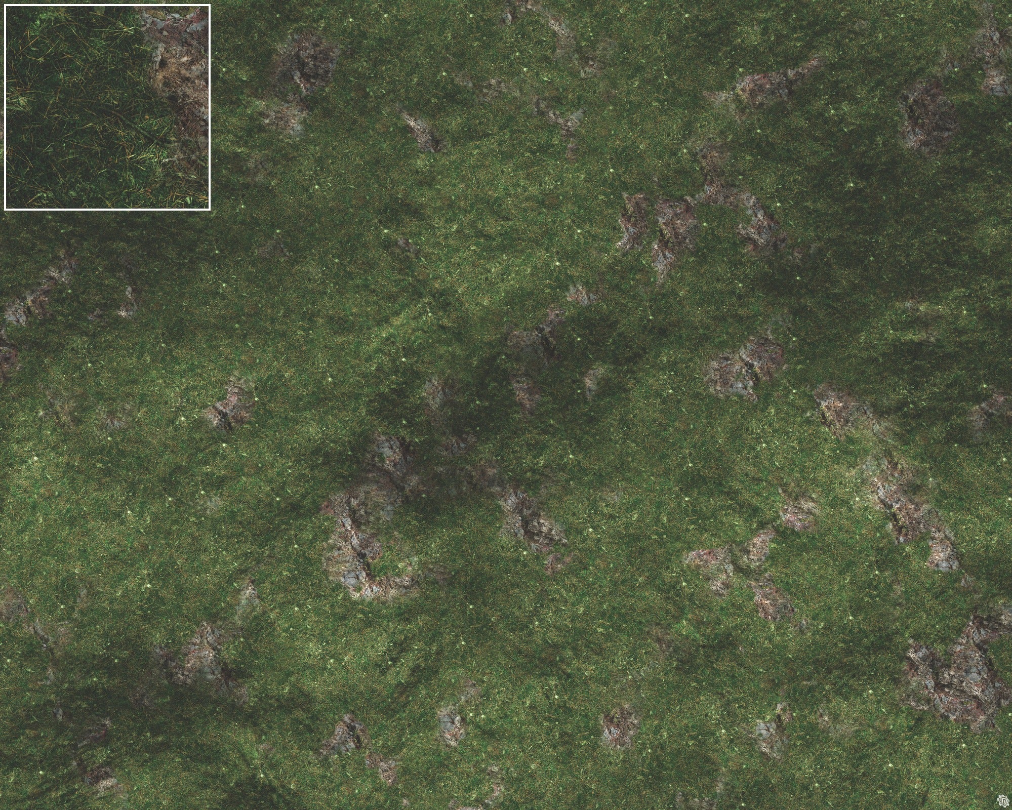 Mats by Mars: Green Hills Tabletop Wargaming Play Mat