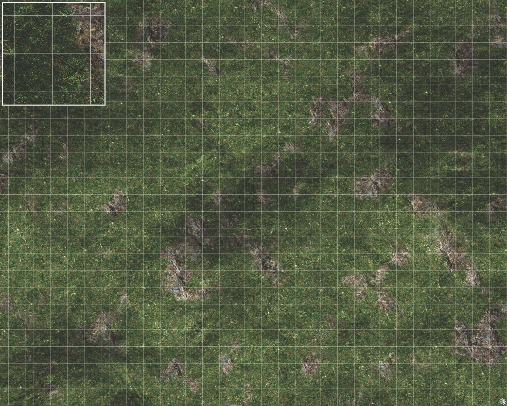 Mats by Mars: Green Hills Tabletop Wargaming Play Mat
