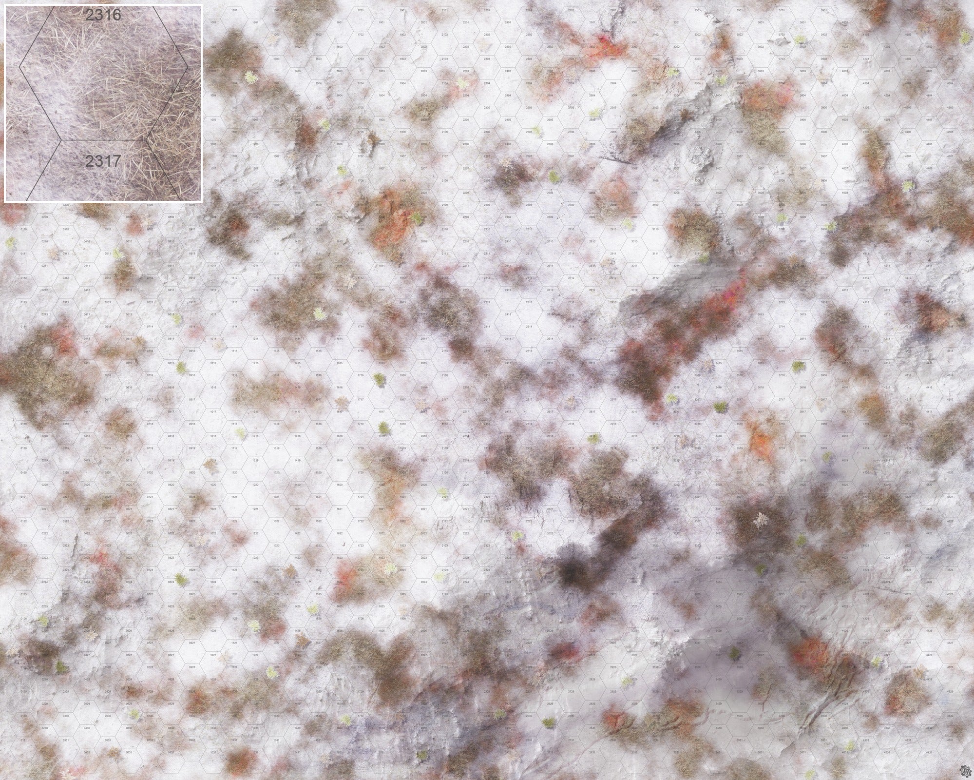 Mats by Mars: High Desert Chill Tabletop Wargaming Play Mat