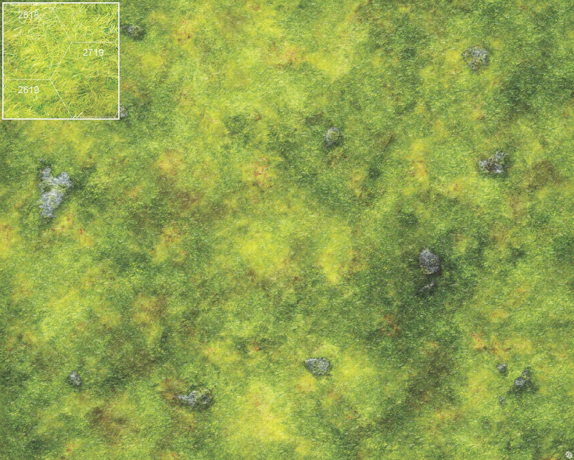 Mats by Mars: Stonehollow Hills Tabletop Wargaming Play Mat