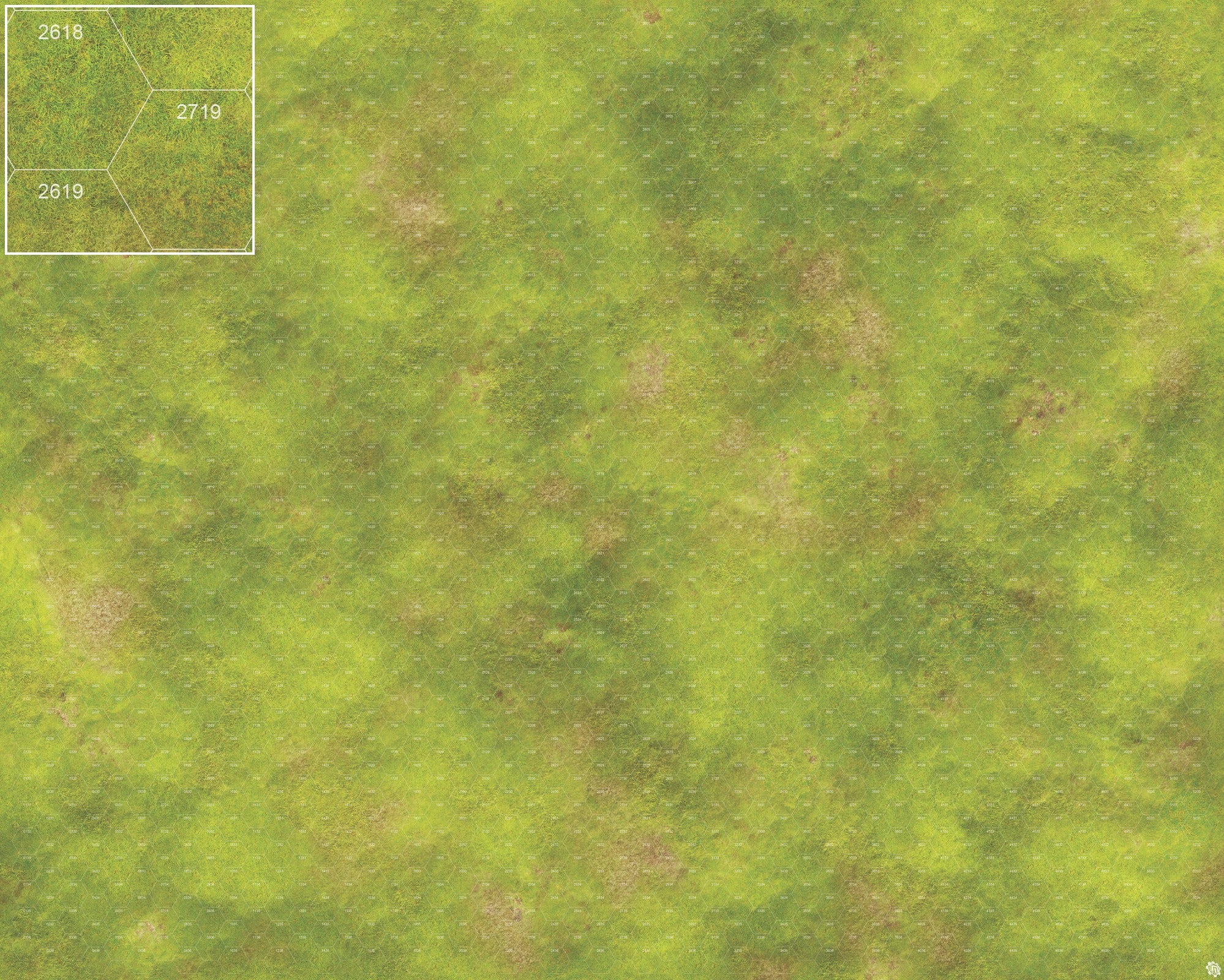 Mats by Mars: Peaceful Prairie Tabletop Wargaming Play Mat