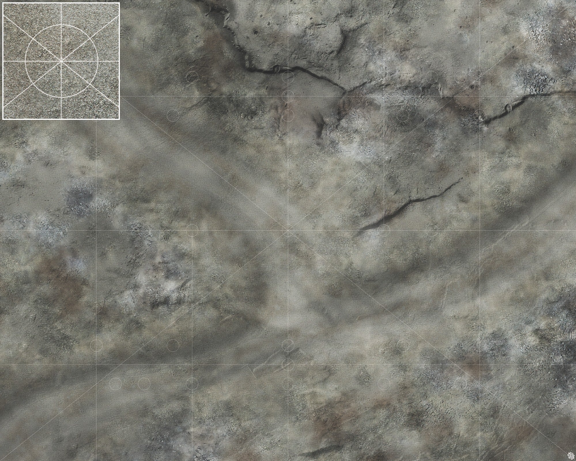 Mats by Mars: Ashen Wastes Tabletop Wargaming Play Mat