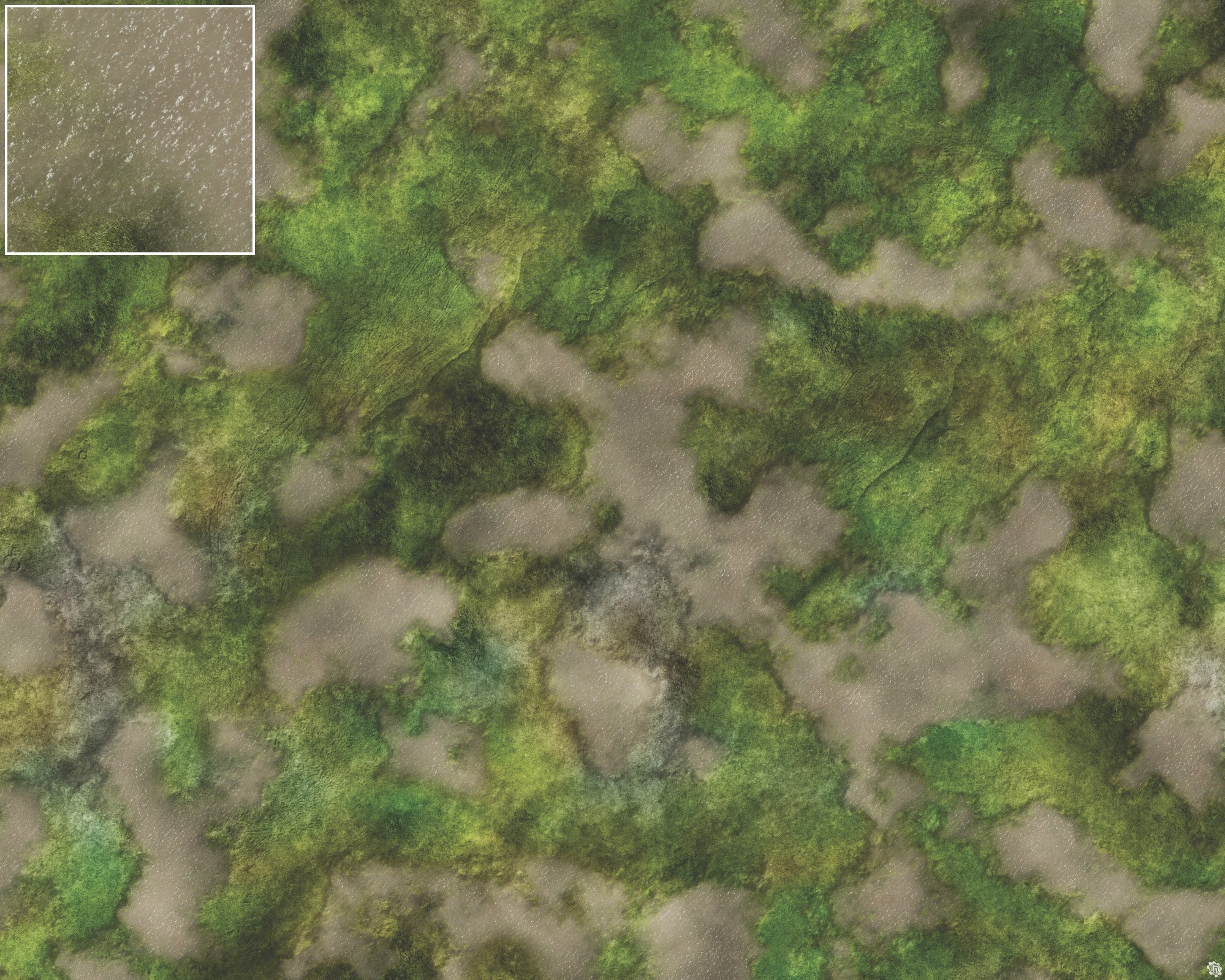 Mats by Mars: Bayou Country Tabletop Wargaming Play Mat