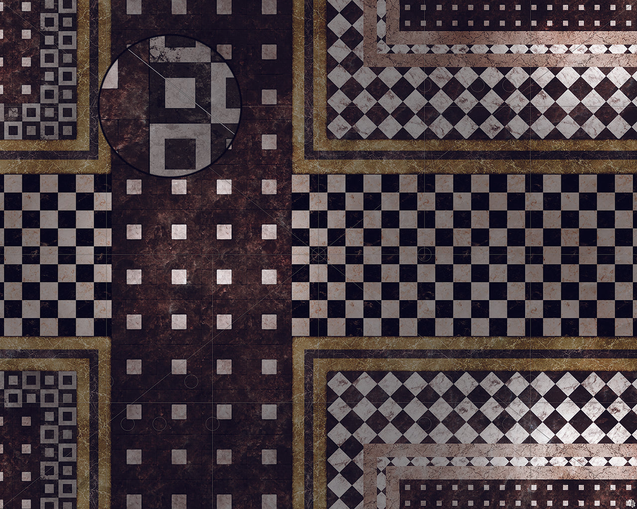 Mats by Mars: Manor Hall Tabletop Wargaming Play Mat