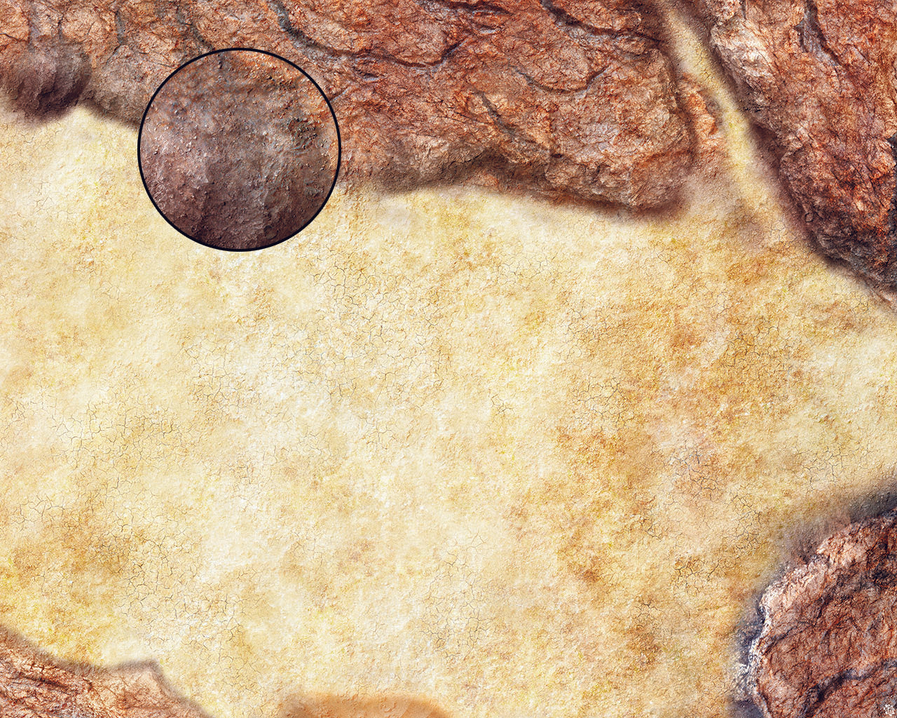 Mats by Mars: Desert Canyon Tabletop Wargaming Play Mat