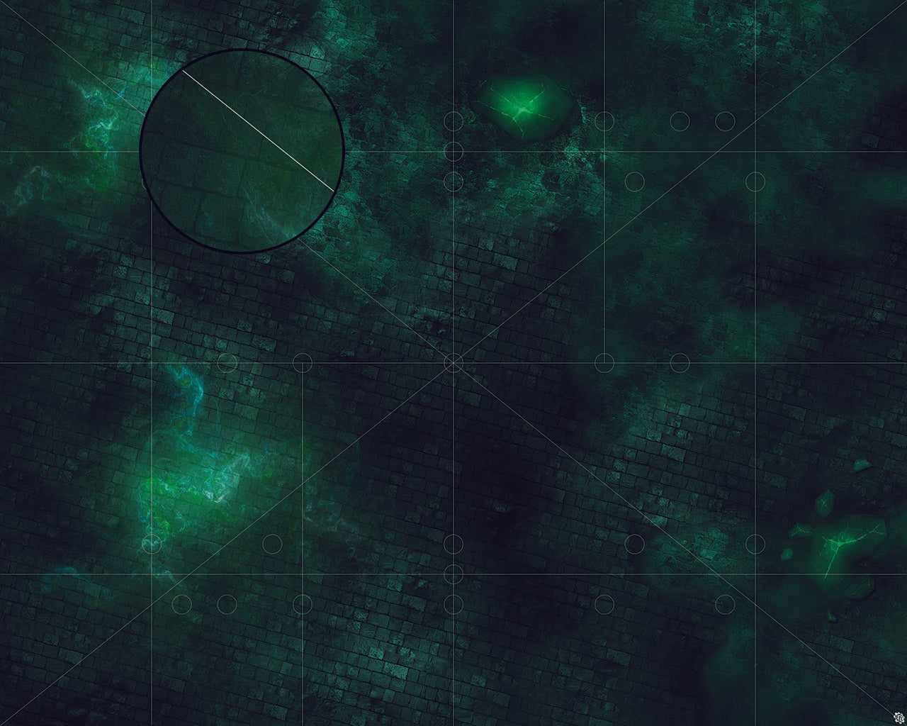 Mats by Mars: Noxious Sewer Tabletop Wargaming Play Mat