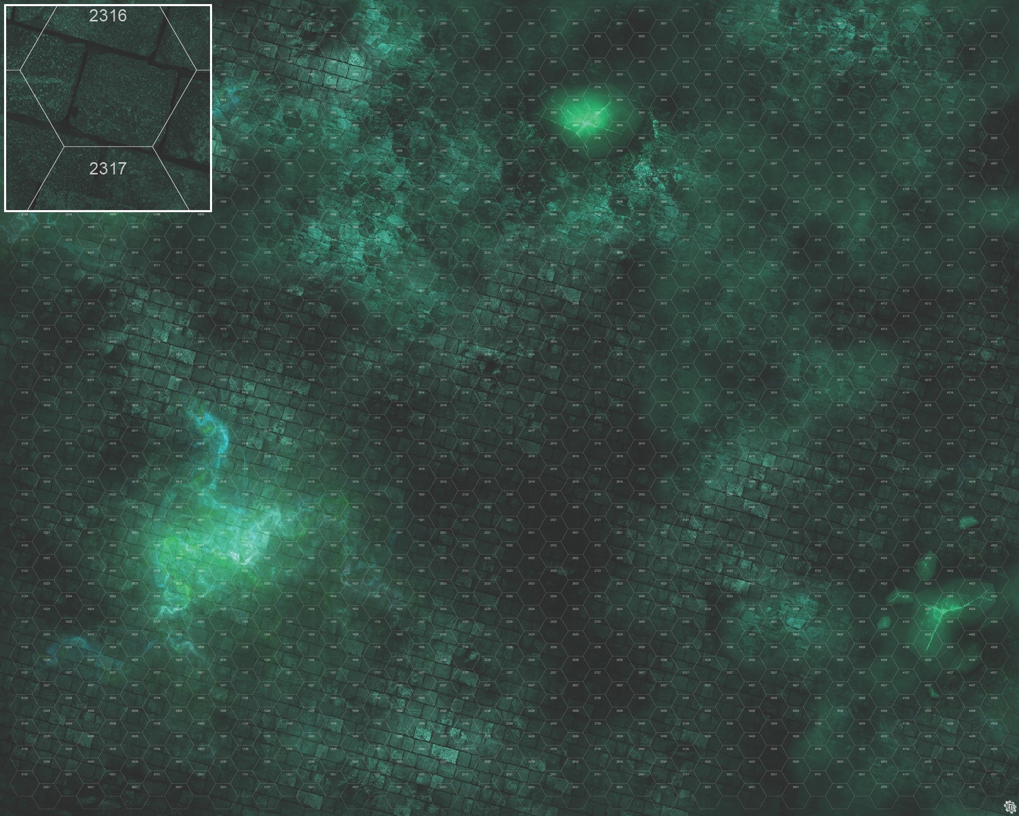 Mats by Mars: Noxious Sewer Tabletop Wargaming Play Mat