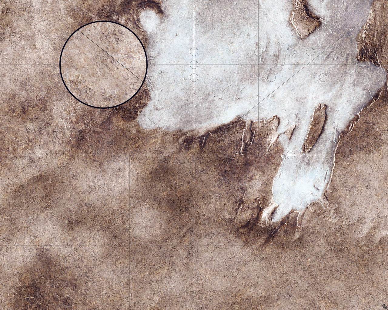 Mats by Mars: Bleached Bone Gulch Tabletop Wargaming Play Mat