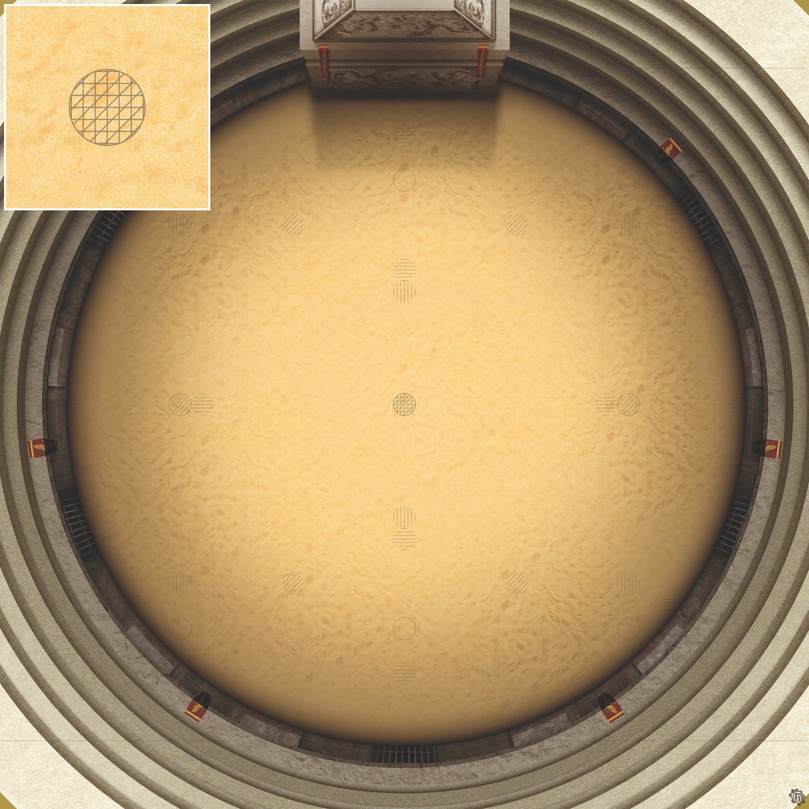 Mats by Mars: Sweat & Sand - Arena Rex Compatible Play Mat