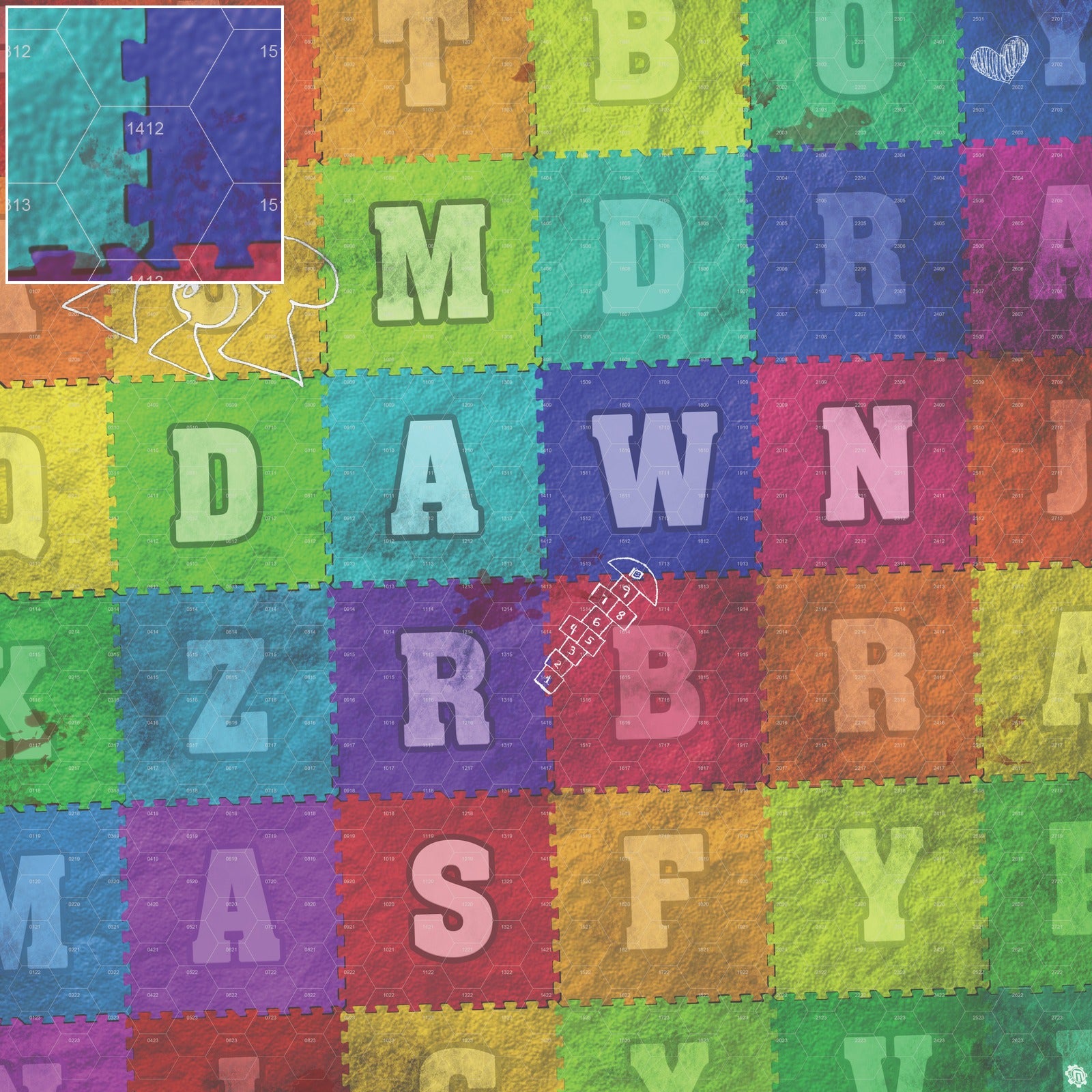 Mats by Mars: Dawn's Playground Tabletop Wargaming Play Mat