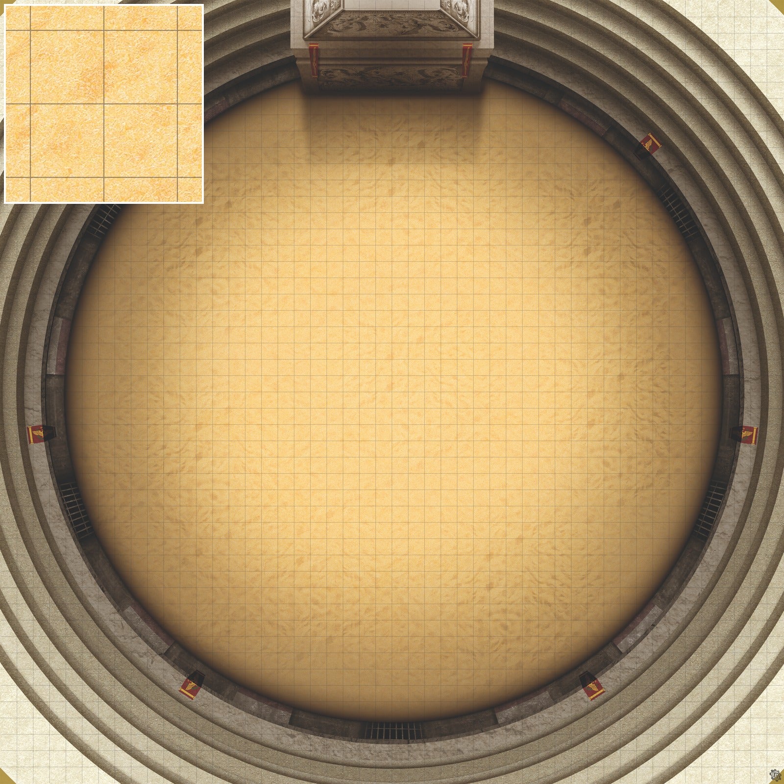 Mats by Mars: Sweat & Sand - Arena Rex Compatible Play Mat
