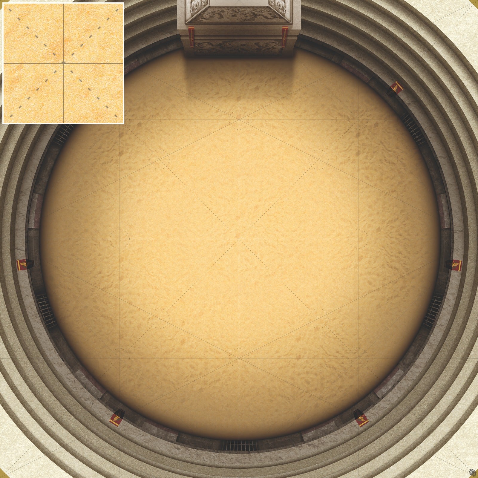 Mats by Mars: Sweat & Sand - Arena Rex Compatible Play Mat