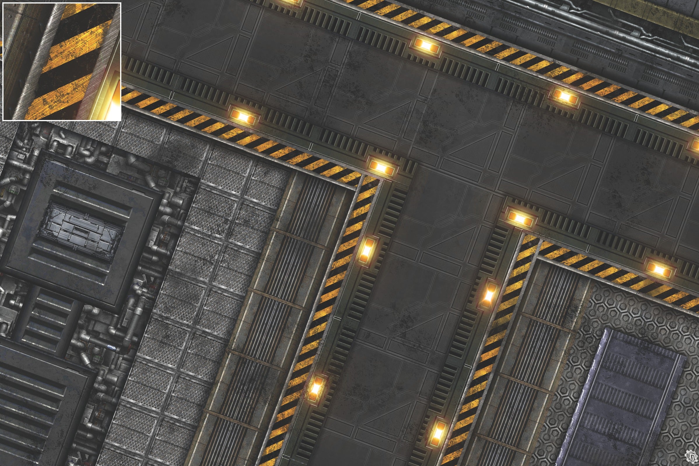 Mats by Mars: Factory Floor Tabletop Wargaming Play Mat