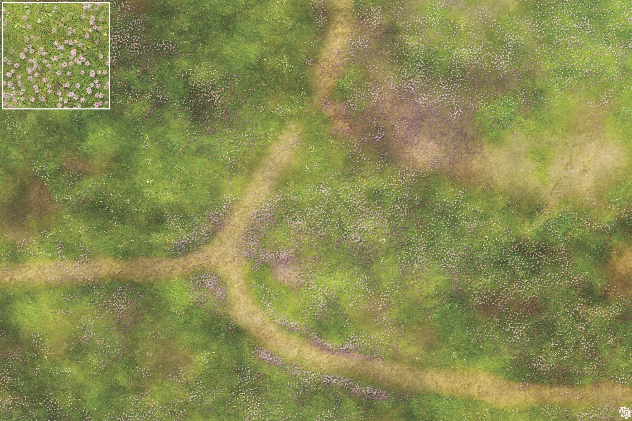Mats by Mars: Cherry Blossom Crossroads Tabletop Wargaming Play Mat