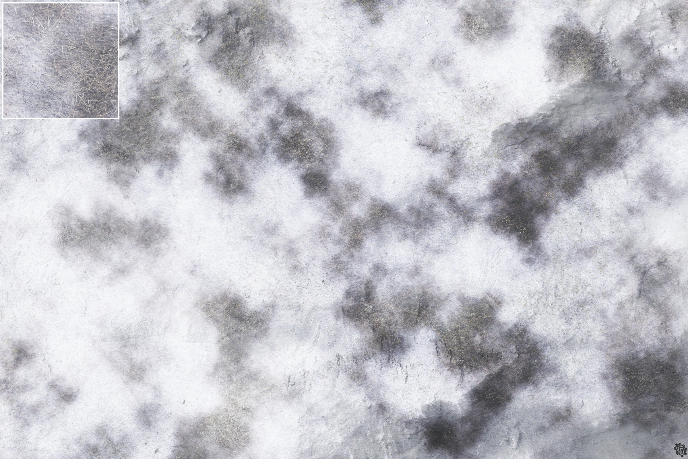 Mats by Mars: Frozen Wasteland Tabletop Wargaming Play Mat