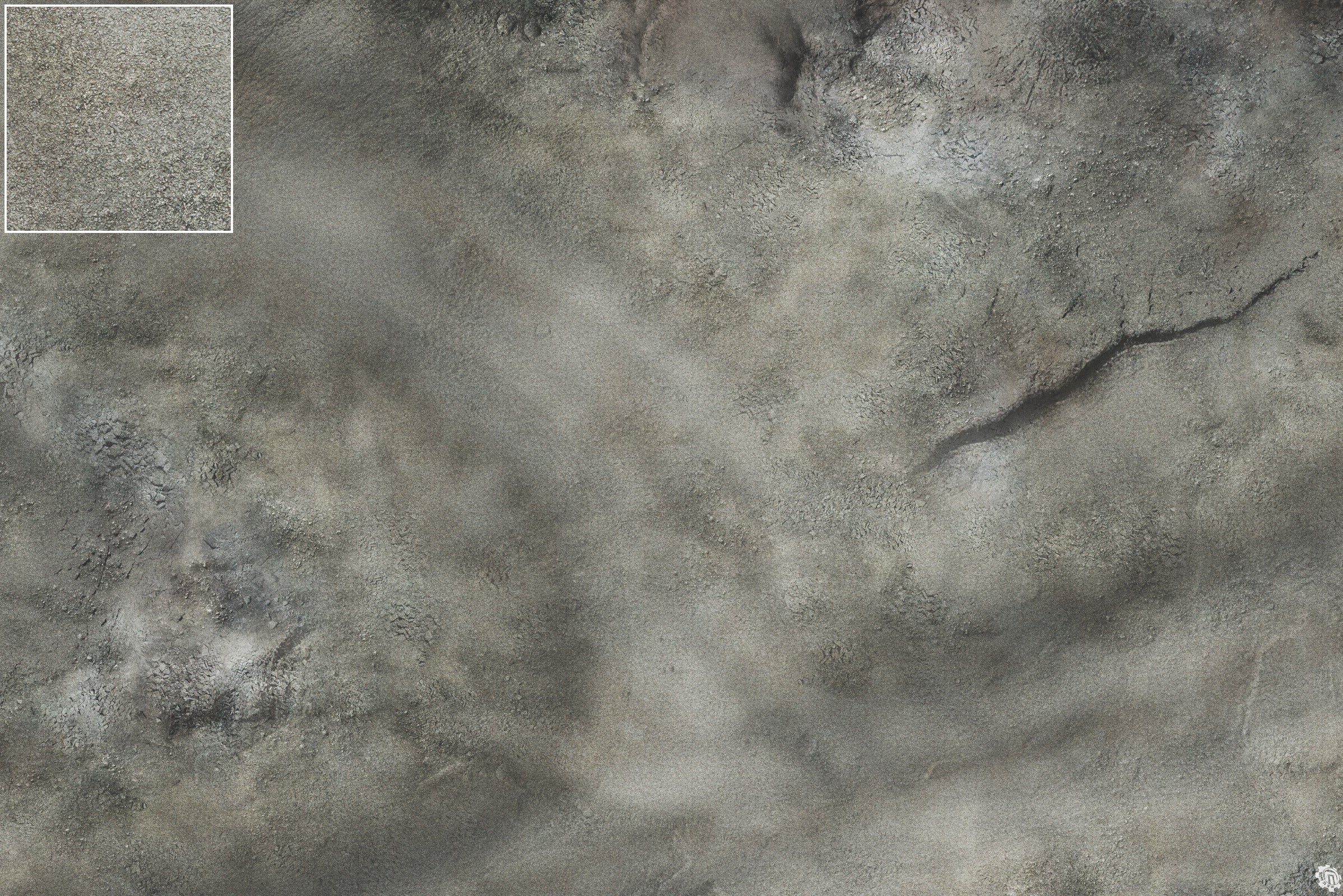 Mats by Mars: Ashen Wastes Tabletop Wargaming Play Mat