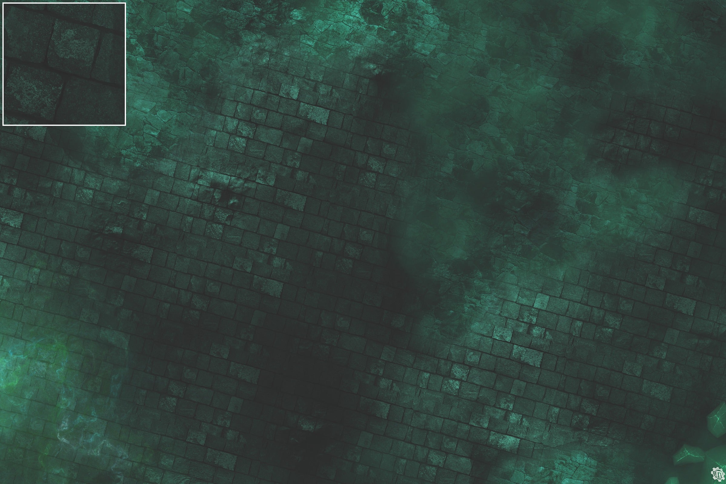 Mats by Mars: Noxious Sewer Tabletop Wargaming Play Mat