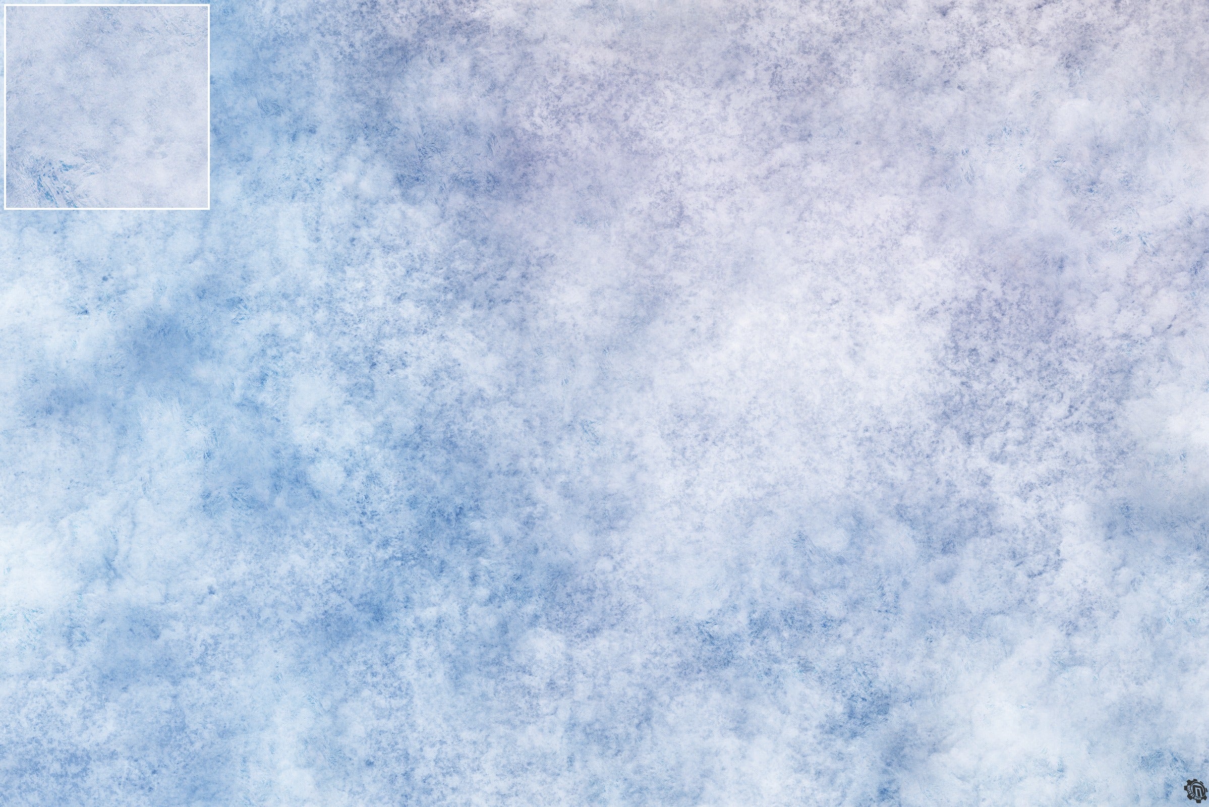 Mats by Mars: Glacial Plain Tabletop Wargaming Play Mat