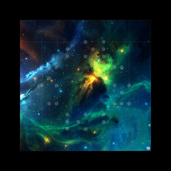 Mats by Mars Glimmer Dust Tabletop Wargaming Space Play Mat