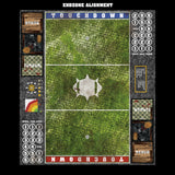 Mats by Mars:  Overgrown Cobbles Fantasy Football Play Mat / Pitch