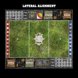 Mats by Mars:  Overgrown Cobbles Fantasy Football Play Mat / Pitch