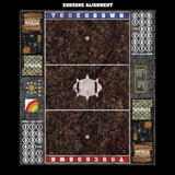 Mats by Mars:  Shattered Soil Fantasy Football Play Mat / Pitch