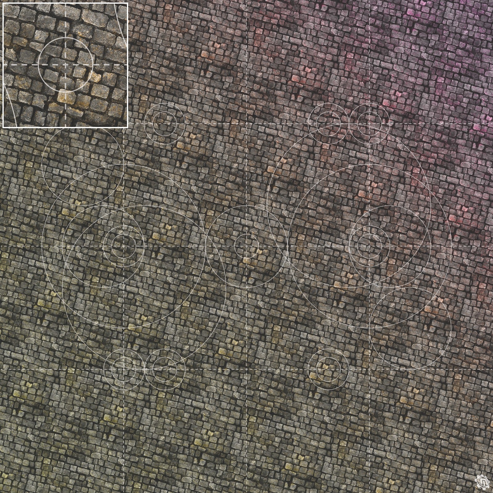 Mats by Mars: Bustling City v1.0 Tabletop Wargaming Play Mat