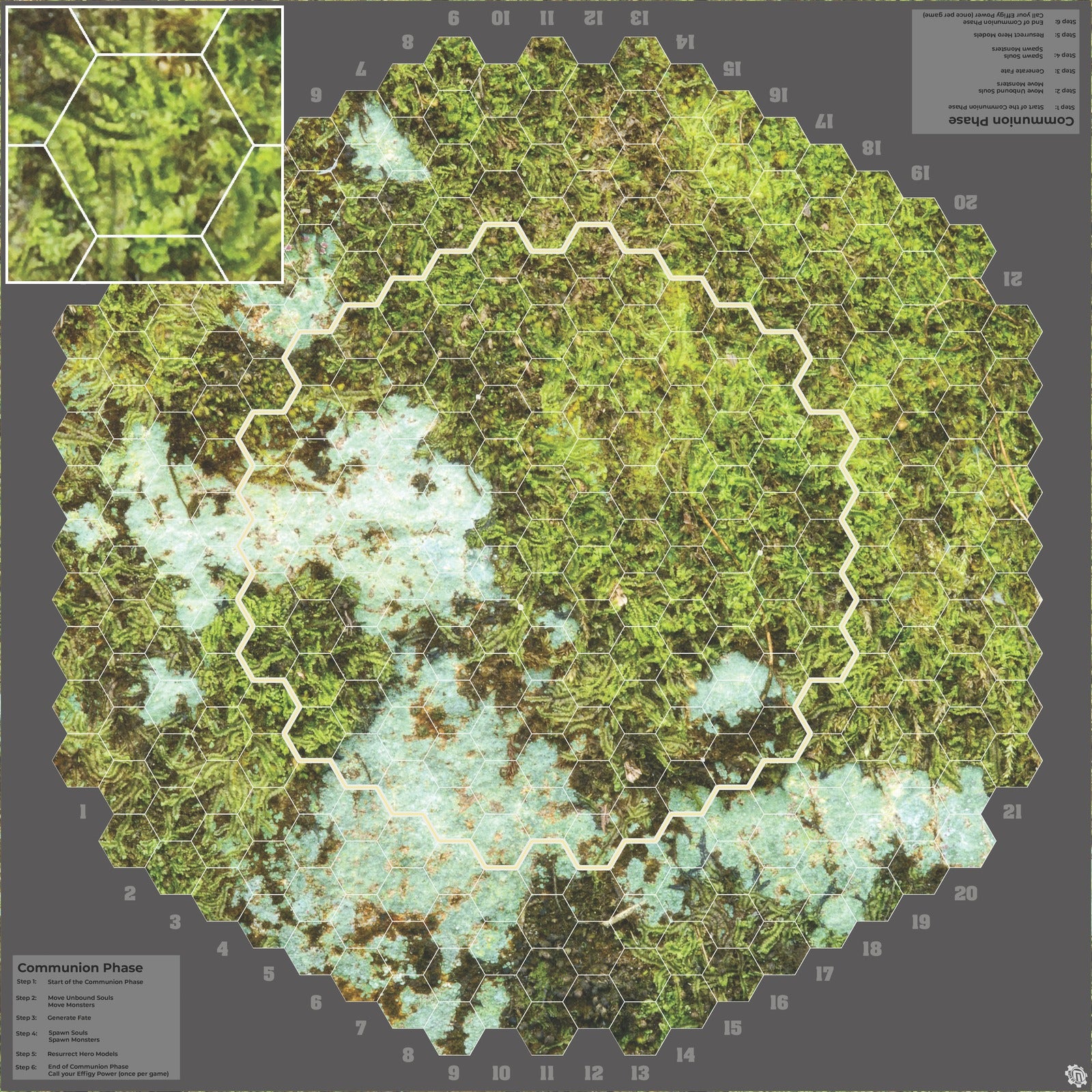 Mats by Mars: Swamplands v1.0 Tabletop Wargaming Play Mat