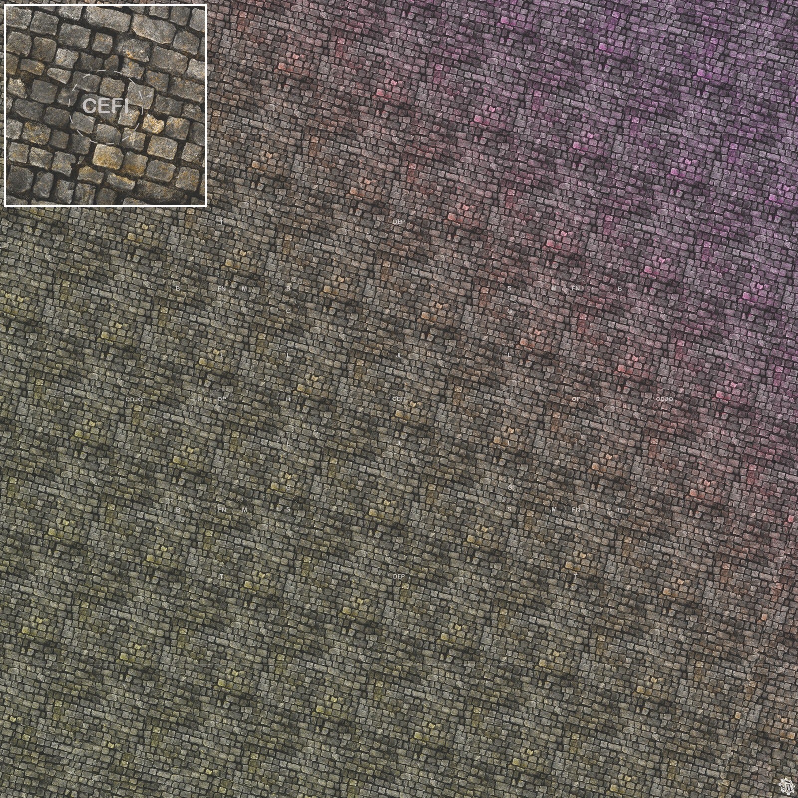 Mats by Mars: Bustling City v1.0 Tabletop Wargaming Play Mat