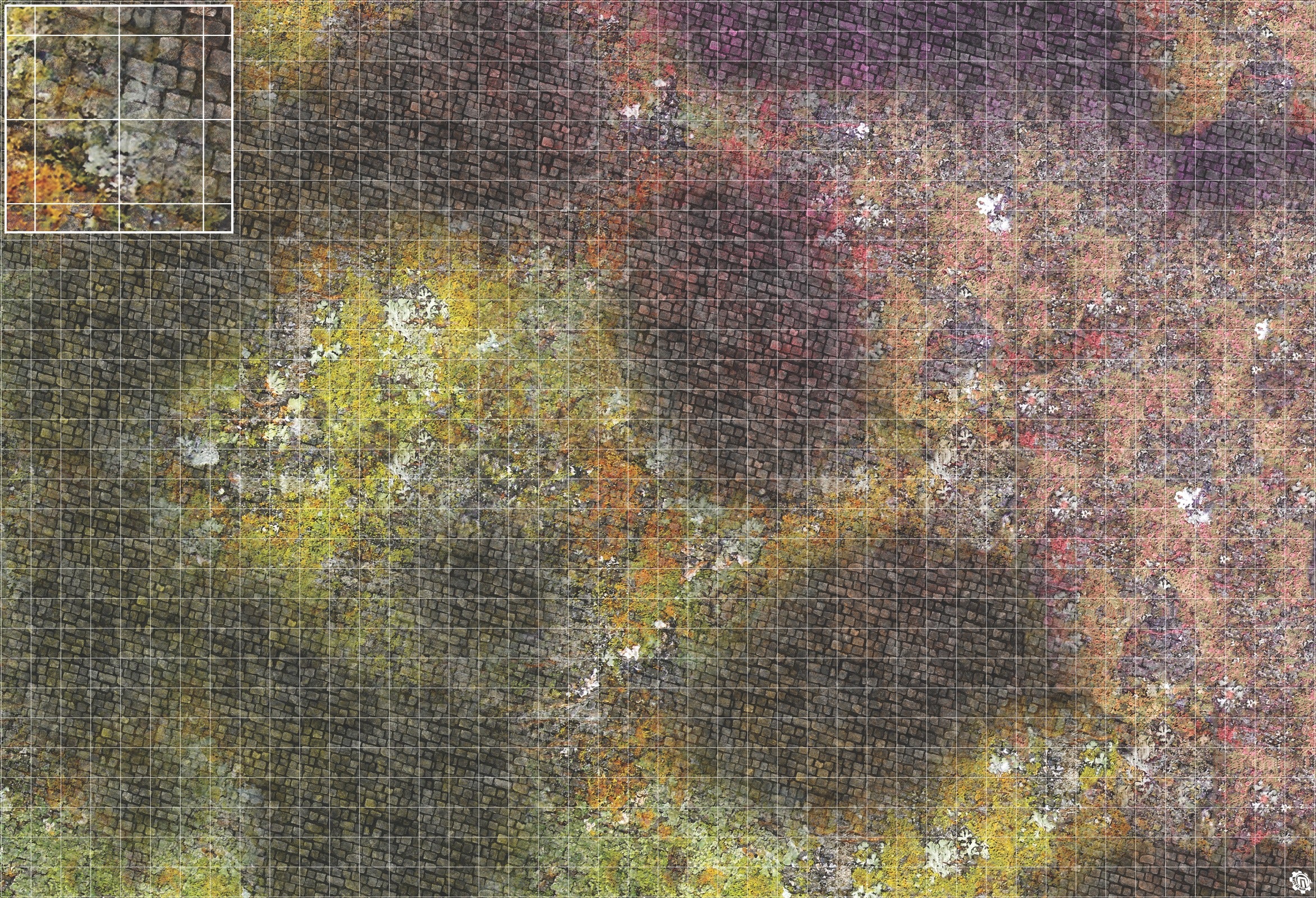 Mats by Mars: Abandoned City v1.0 Tabletop Wargaming Play Mat