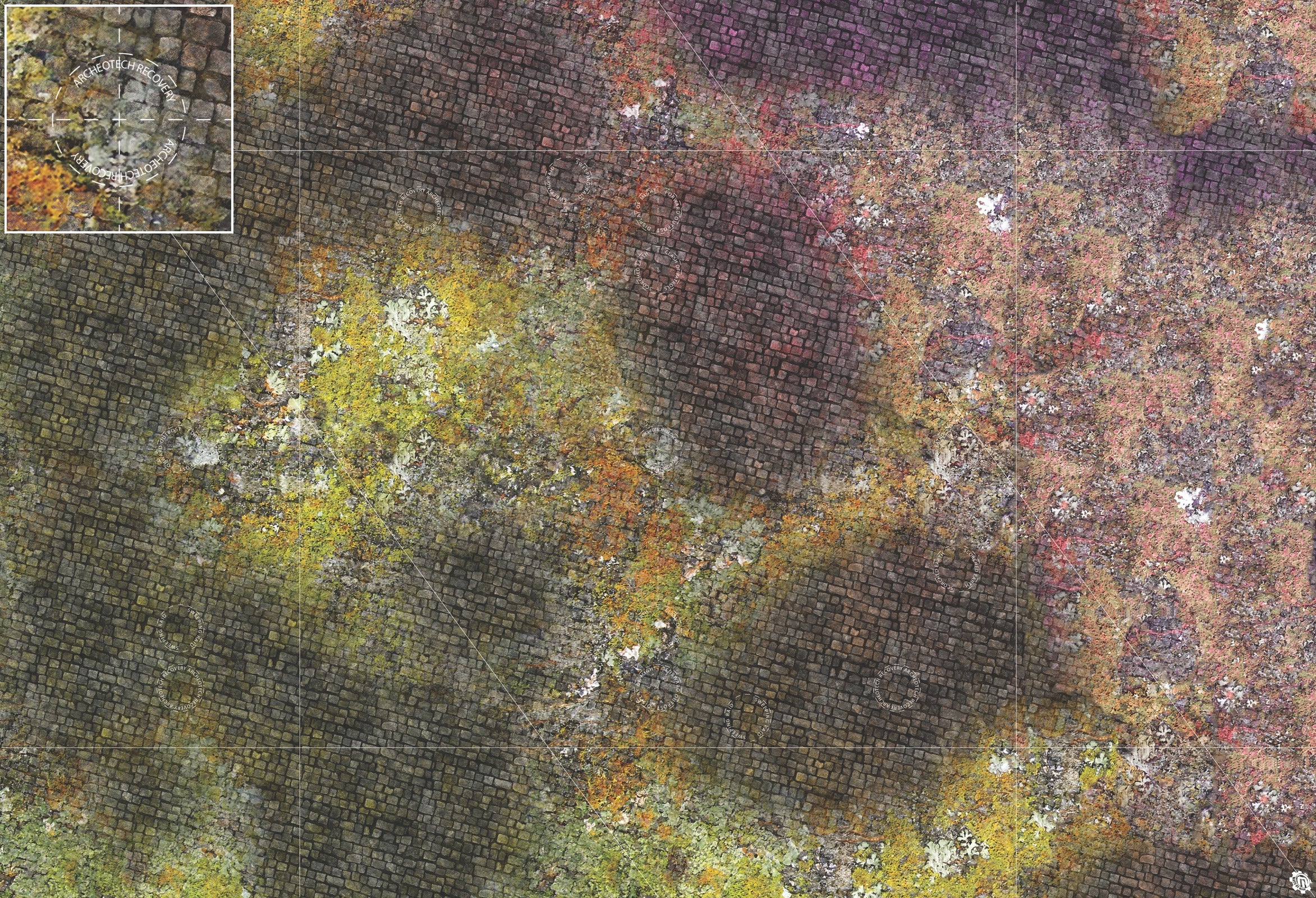 Mats by Mars: Abandoned City v1.0 Tabletop Wargaming Play Mat
