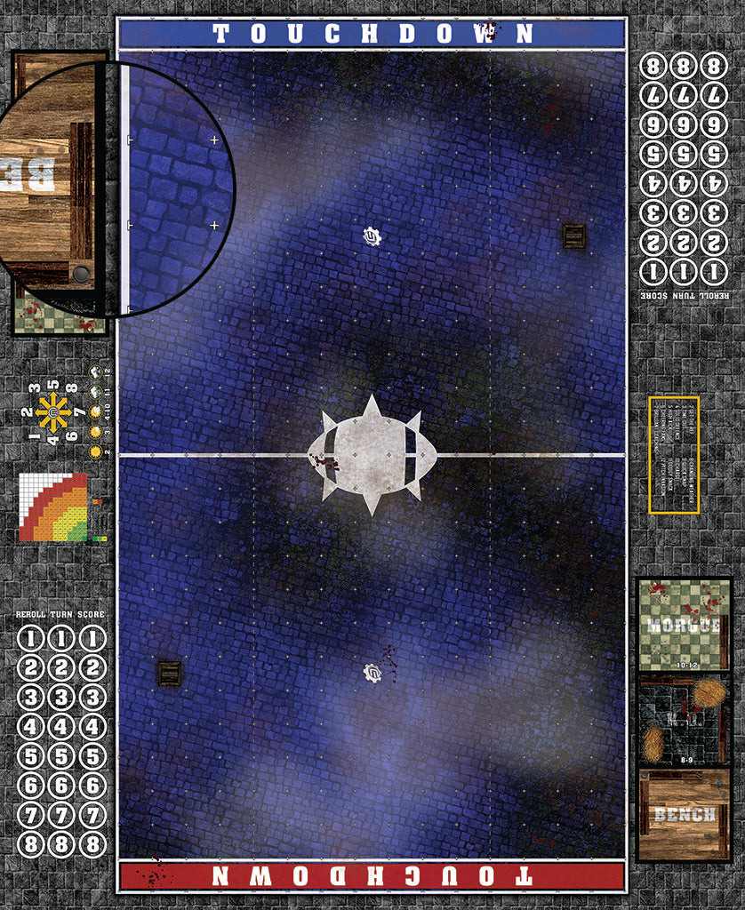 Custom Fantasy Football Play Mat / Pitch 11s