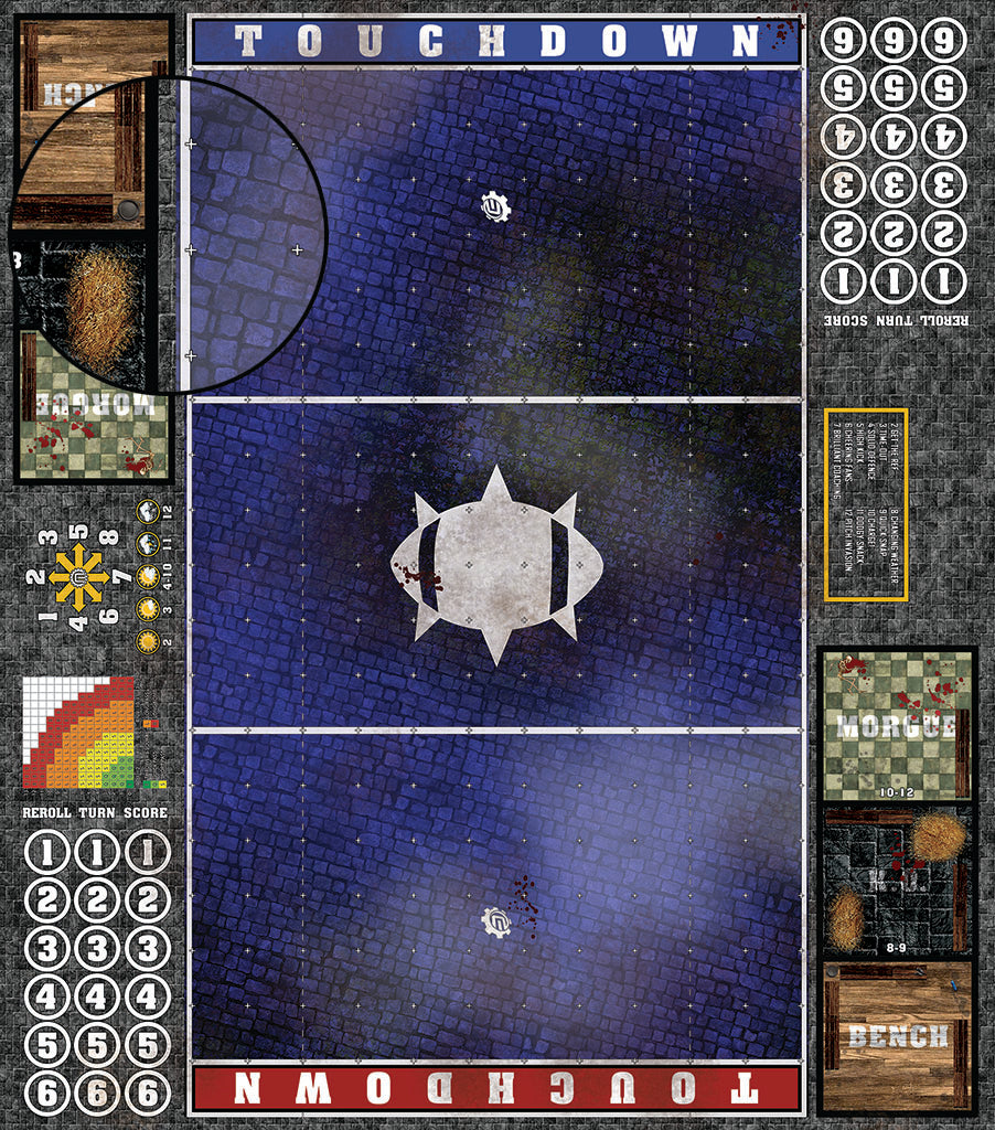 Custom Fantasy Football 7s Play Mat / Pitch from Mats by Mars