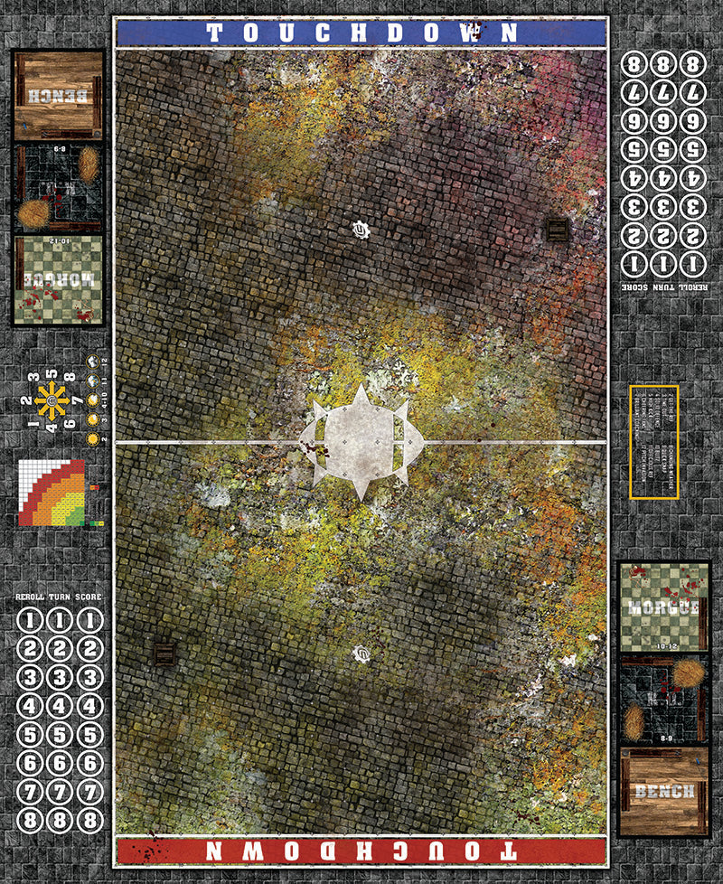 Mats by Mars:  Abandoned City v1.0 Fantasy Football Play Mat / Pitch