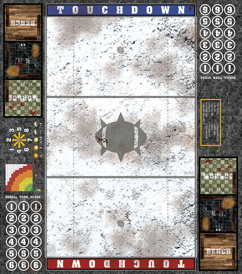 Mats by Mars:  Winter's Wrath v1.0 Fantasy Football Play Mat / Pitch