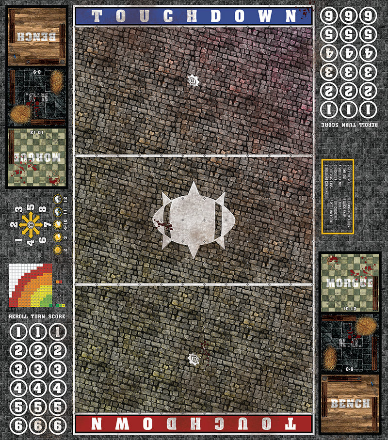 Mats by Mars:  Bustling City v1.0 Fantasy Football Play Mat / Pitch